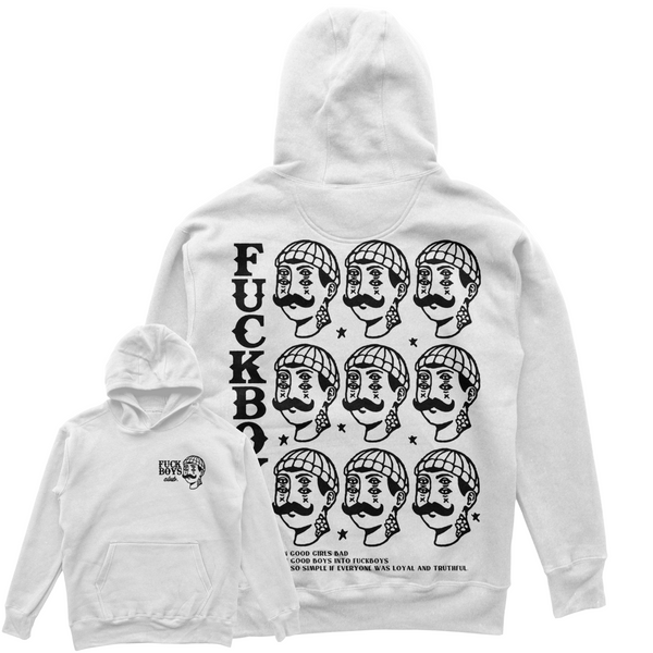 Fuck Boys Club Hoodie (White)