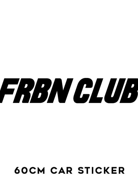 Large 'FRBN CLUB' Sticker