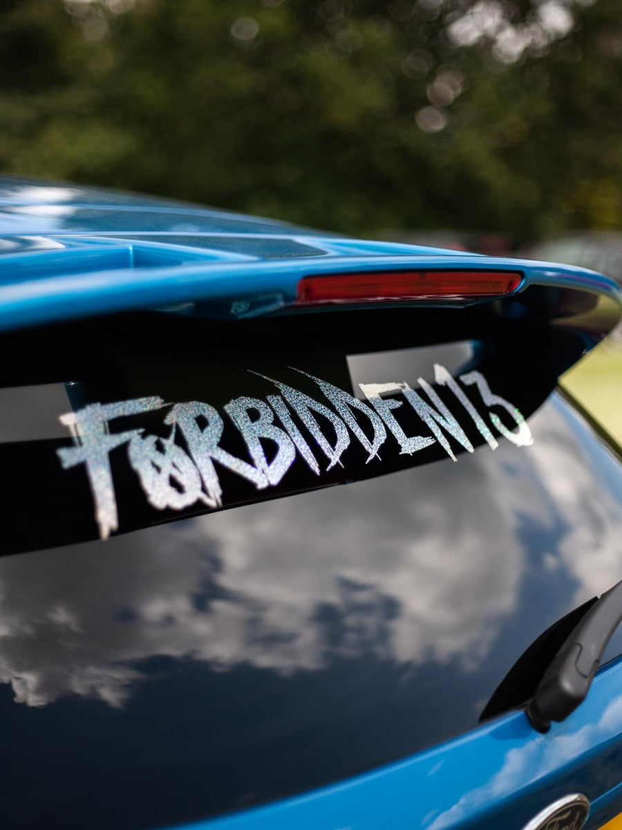 Large 'Forbidden13' Sticker
